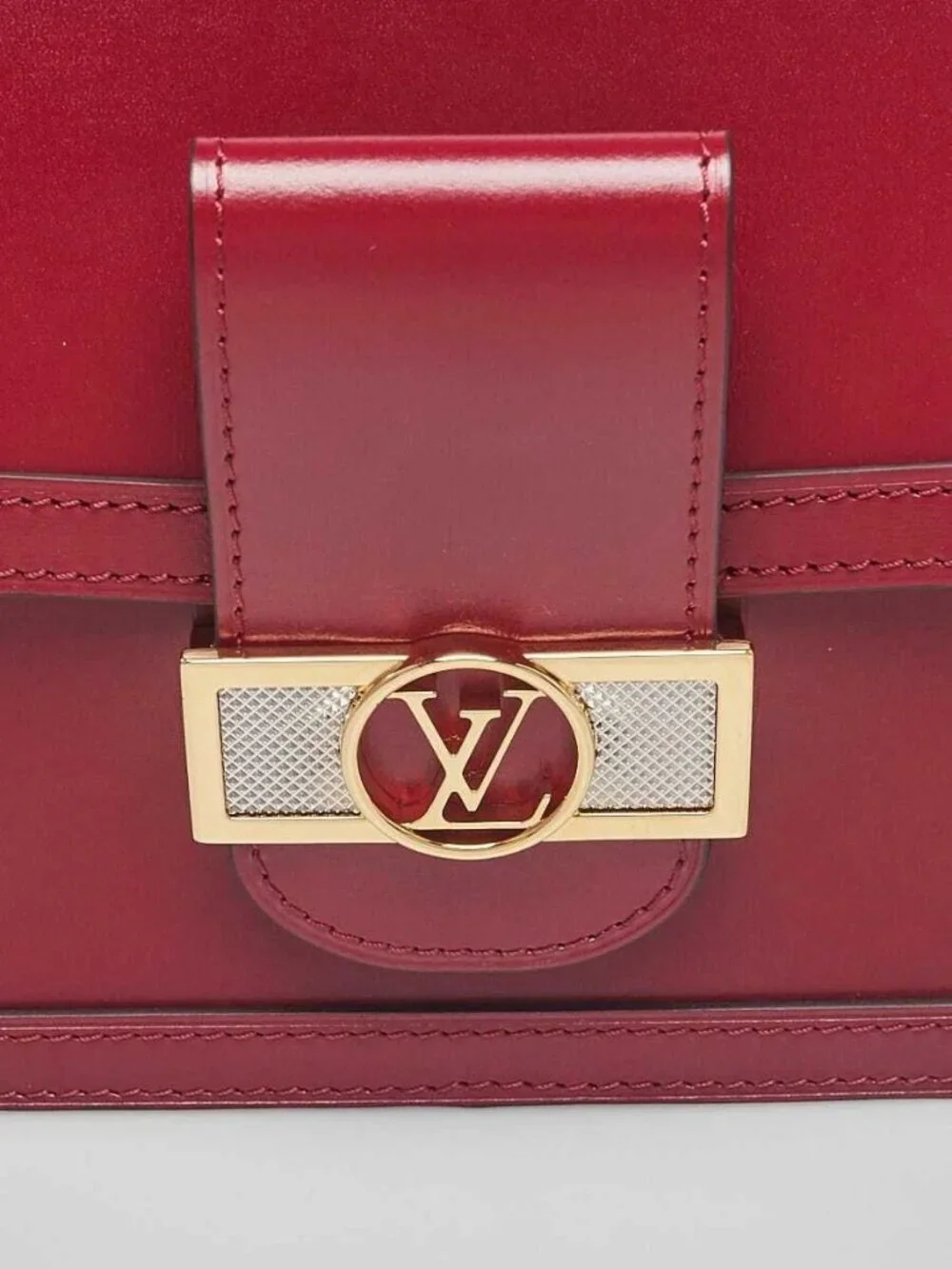 Louis Vuitton Cherry Berry Leather Dauphine MM Bag - Picture 5 of 11
